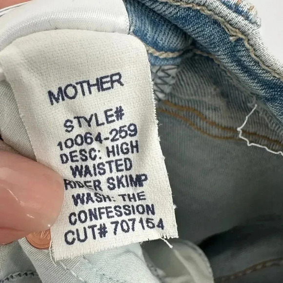 MOTHER High Waisted Rider Skimp The confession size 26 B353 - Picture 7 of 8